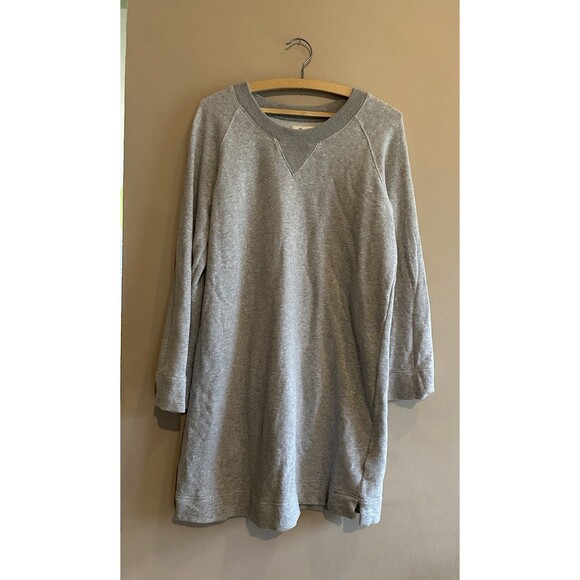 Madewell Dresses & Skirts - Madewell Sweatshirt Dress Cotton Womens Size Small Gray‎ Comfy Boho Leisure Cozy